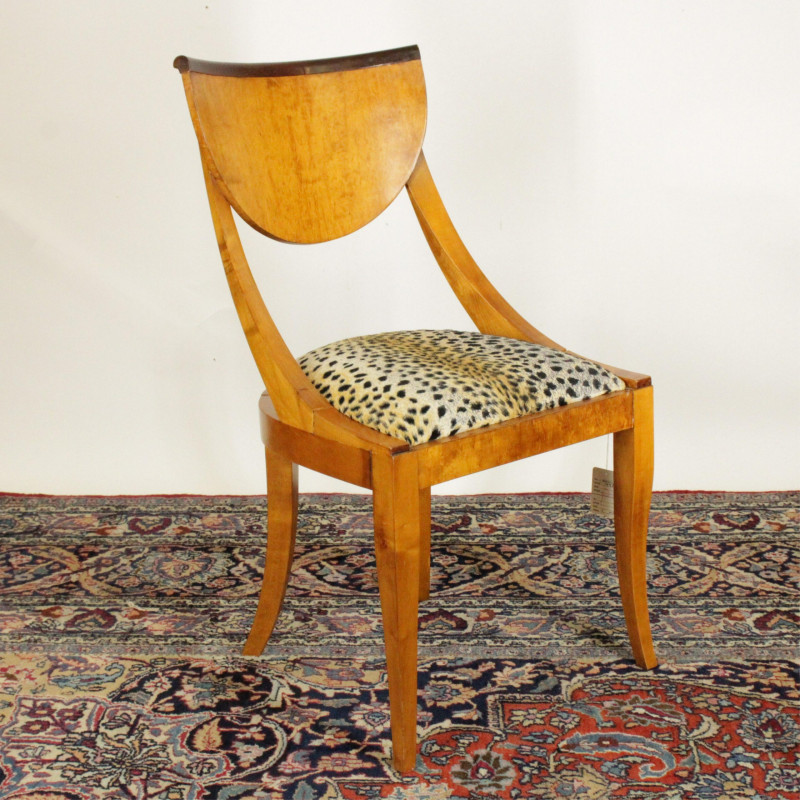 Image 1 of lot 1980's Birch Side Chair