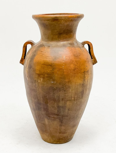 Title Monumental Pottery Amphora Floor Vase / Artist