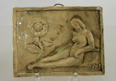 Image 2 of lot 2 German Art Deco Ceramic Plaques