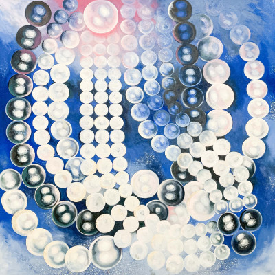 Image for Lot Lowell Nesbitt - Pearls in Blue