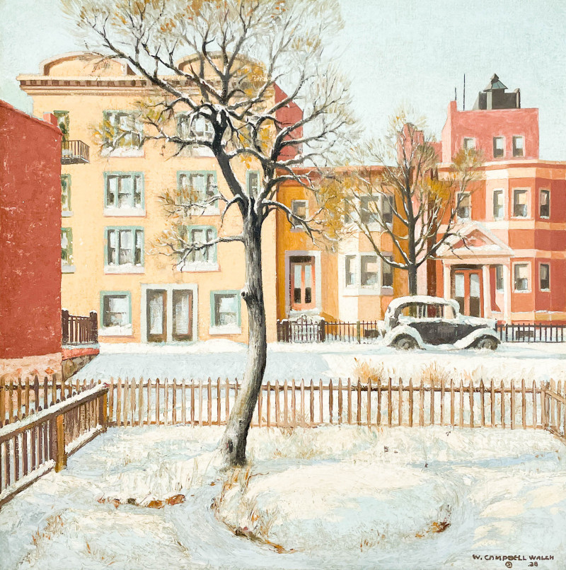 W. Campbell Walsh - From the Artist's Window in Astoria