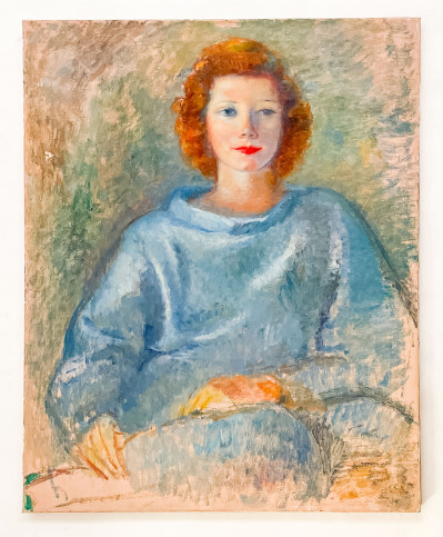 Clara Klinghoffer - Portrait of Woman with Red Hair