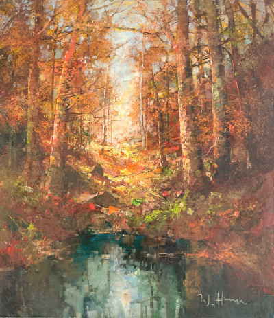 Image for Lot Ingfried Paul Henze Morro - Autumn Forest