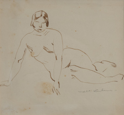 Image for Lot Walt Kuhn - Nude