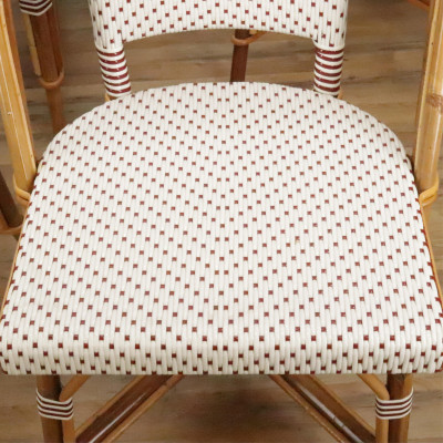 Set of 5 Rattan Side Chairs