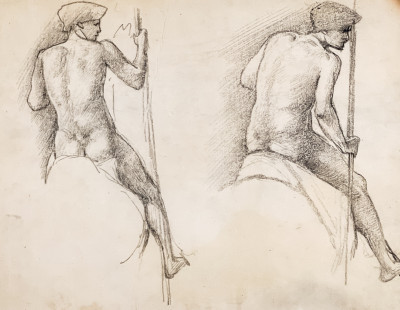Edward Burne-Jones - Study for Sir Galahad