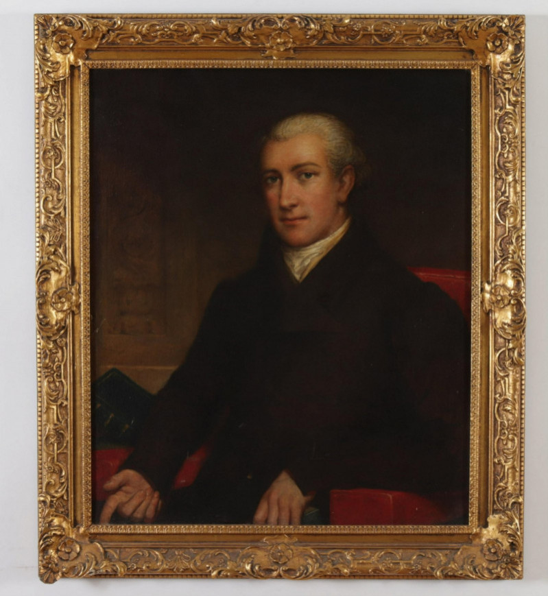 Image 2 of lot 19th C. or Earlier - Portrait of a Gentleman- O/C