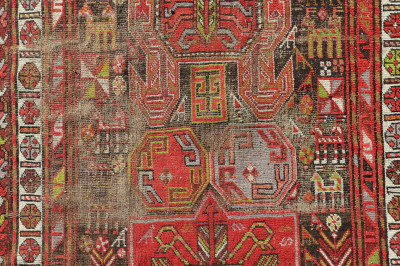 Image 4 of lot 2 Caucasian Runner/Hall Rug, Early 20th C.