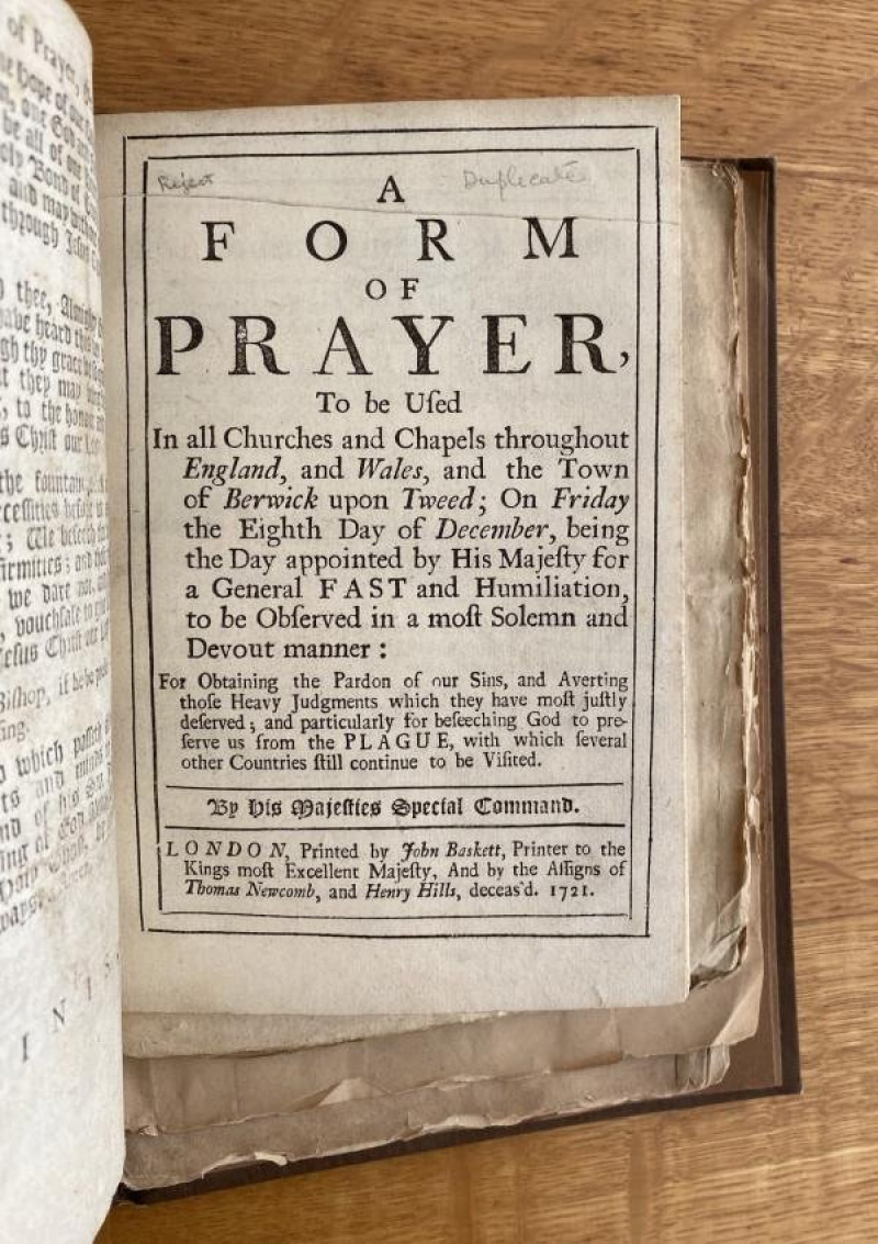 Image 8 of lot 18 works in 1 volume, prayers dated 1699 - 1854
