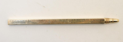 Image for Lot 14K Gold Telescoping 12&apos; RulerPointer