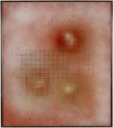 Image for Lot f.f. long (b.1950)  Reverse Painted On Acrylic