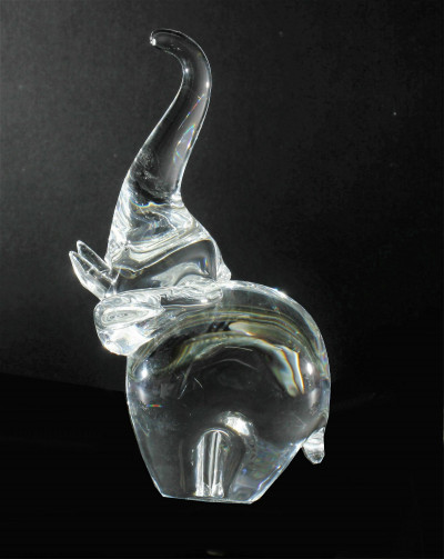 Steuben Crystal Elephant