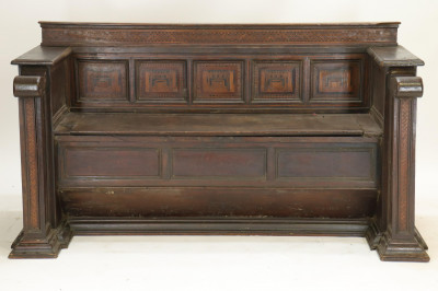 Image for Lot Italian Baroque Wall Bench