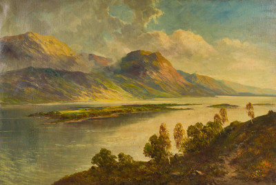 Image for Lot Campbell Scott - Lake in Scotland