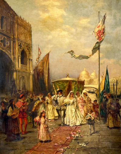 Image for Lot Edward Percy Moran - The Wedding