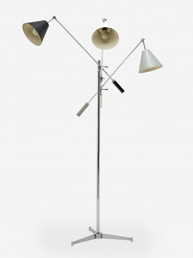 Image for Lot Floor Lamp - Arredoluce Model 12128 Triennale Floor Lamp