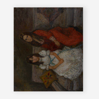 Image for Lot Arbit Blatas - Portait of two sisters