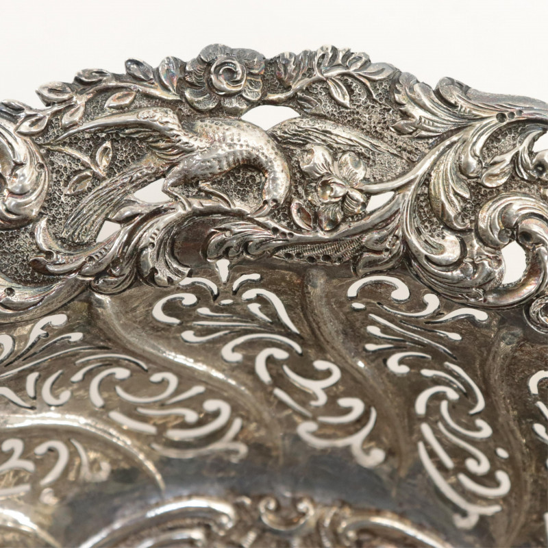 Image 5 of lot 2 Reticulated Continental Silver Baskets
