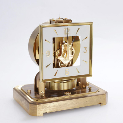 Title LeCoultre Brass Atmos Clock / Artist