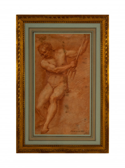 Title After Francesco de Maria (16th/17th Century) - Figure Study for a Neptune / Artist