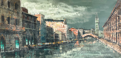 Title Artist Unknown - Venice Lagoon / Artist