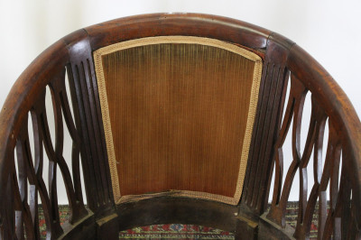 Image 2 of lot 3 French Fruitwood Chairs, 19th C., Pr. Louis XV