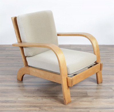 Bentwood Arm Chair, c.1950, poss. Gilbert Rohde