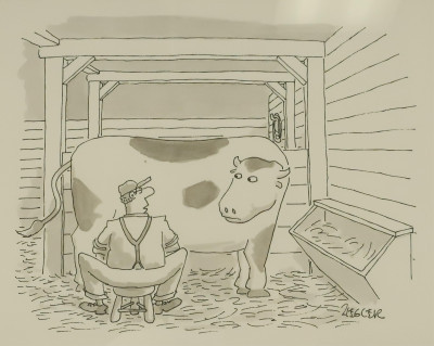 Image for Lot Jack Ziegler, Cartoon, ink, wash on paper
