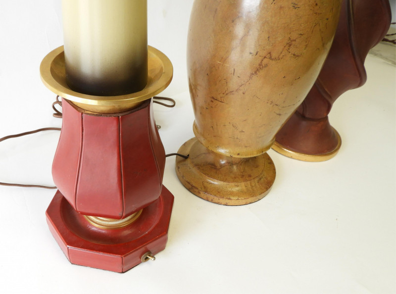 Image 2 of lot 3 Art Deco Baluster Lamps