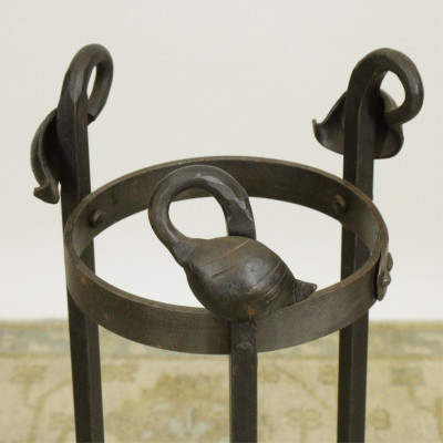 Image 5 of lot 19th-20th C. Metal Fireplace Accessories