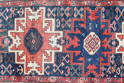 Image for Lot Antique Caucasian Leshghistan Rug