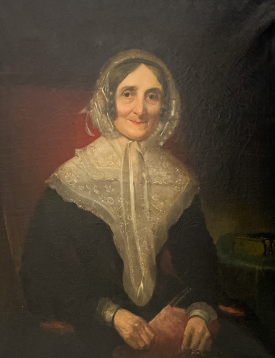 Image for Lot American School, Portrait of a Lady with Glasses and Book