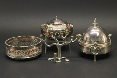 Image for Lot Gorham  Christofle Silverplate Group