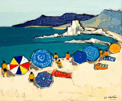 Title Jean-Claude Quilici - Beach in Corsica / Artist