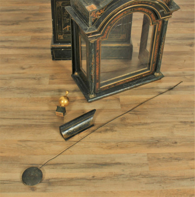 Image 5 of lot 18th C. Chinoiserie Tall Case Clock