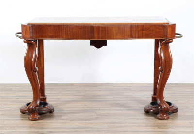 Image for Lot Victorian Mahogany Console, Mid 19th C.
