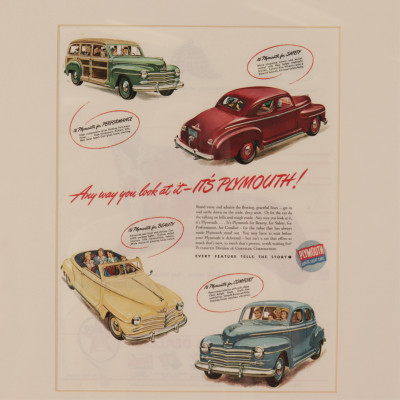 Image 3 of lot 10 Color Prints, Classic Automobiles
