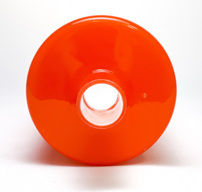 Italian Orange Cased Glass Shade