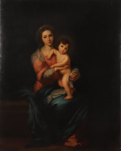 Image for Lot After Murillo, Virgin with  Child, 17th C.