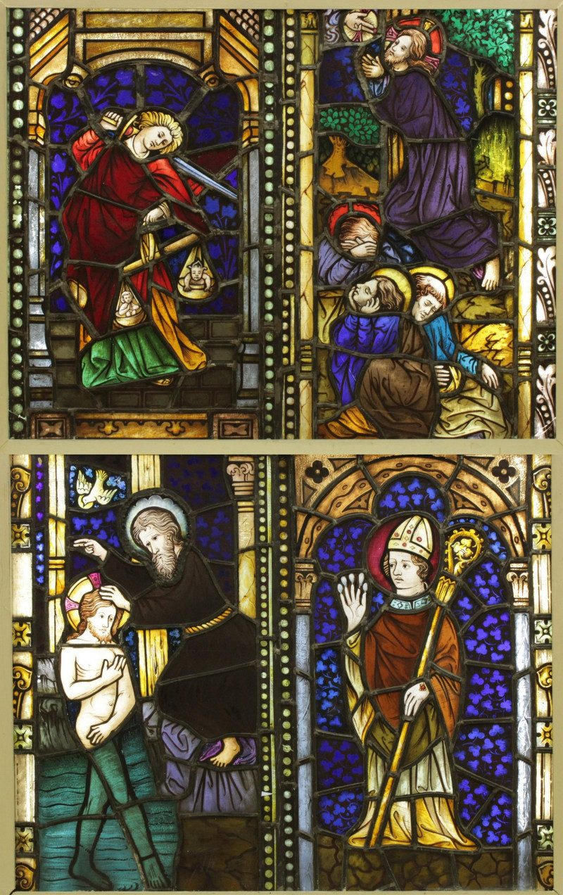 Image 1 of lot 4 Ecclesiastical Stained Glass Windows Geyling
