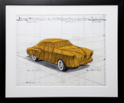 Christo  Wrapped Automobile (Project for 1950 Studebaker Champion Series 9G Coupe)