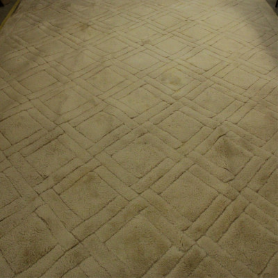 Image for Lot Edward Fields Wool Textured Beige Area Carpet