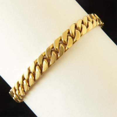 Image for Lot UnoAErre 18k Yellow Gold Curb Link Bracelet