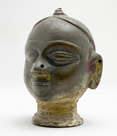 Image for Lot Indian Bronze Female Head