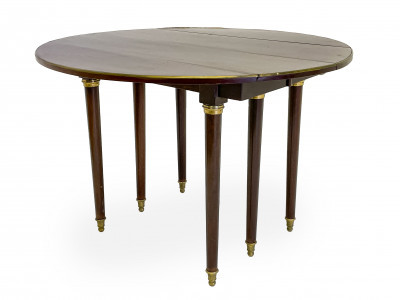 Title Louis Philippe French Gilt Bronze Mounted Mahogany Dining Table / Artist