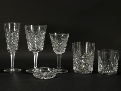 Image for Lot Set of Waterford Crystal Alana & Lismore Barware