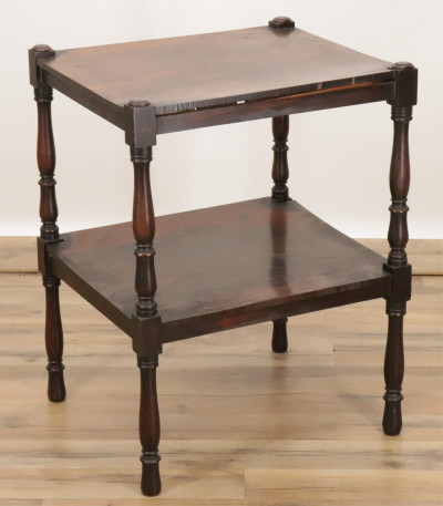 Image for Lot Regency Rosewood 2Tier Etagere 19th C