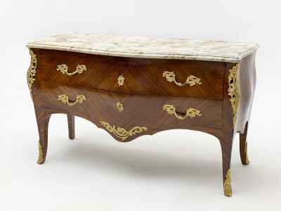 Image for Lot Louis XVI Style Kingwood Commode