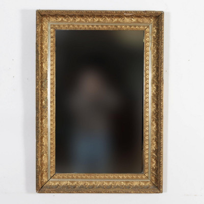 Image for Lot Classical Gilt Gesso Wood Frame Mirror
