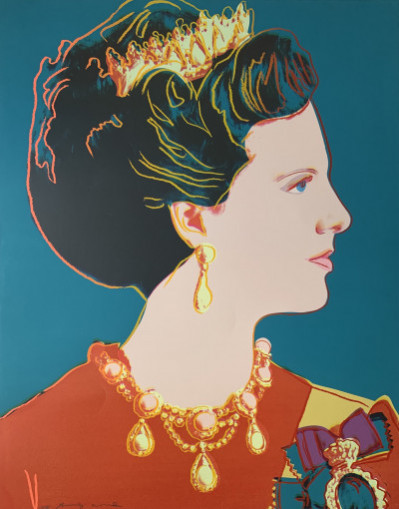 Andy Warhol - Queen Margrethe II of Denmark, from: Reigning Queens